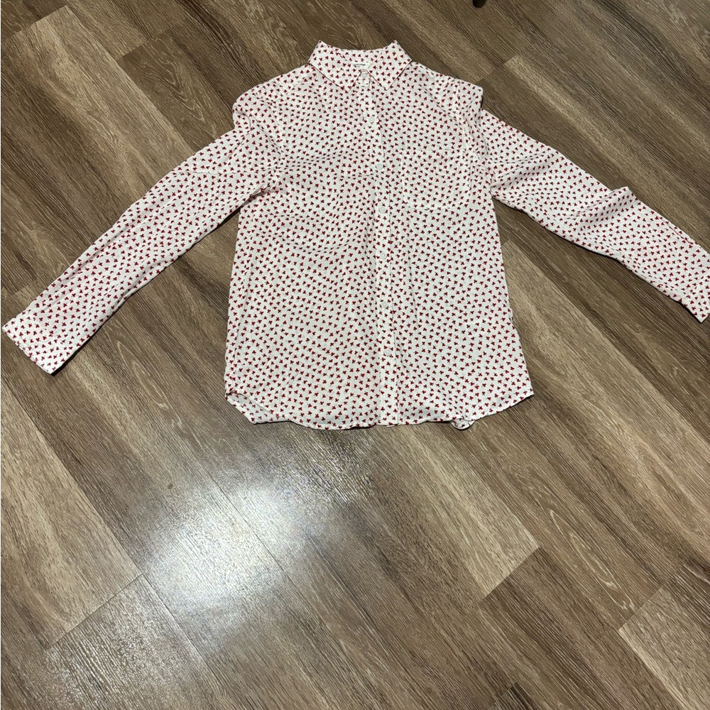Beachlunchloungh button down shirt
